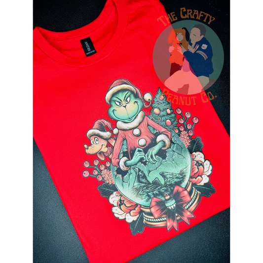 Grinch SnowGlobe Tee