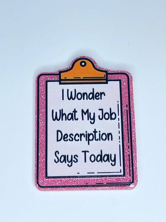 Job Description Badge reel